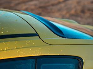 Becquet de toit Rennline en fibre de carbone. Porsche 987 Cayman - E403